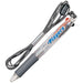 Mitsubishi Pencil 2-Color Ballpoint Pen with Strap Transparent Shaft-Kiichin - The #1 Place for Japanese Goods in Your Hand!