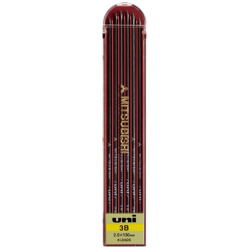 Mitsubishi Pencil 2.0mm Lead Refill Uniholder Compatible 3B Grade-Kiichin - The #1 Place for Japanese Goods in Your Hand!