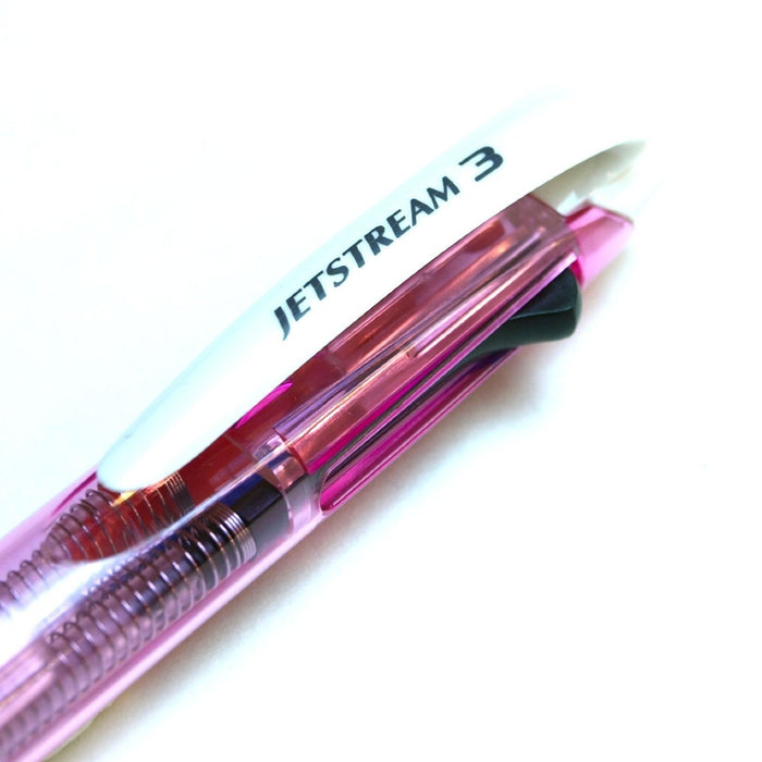 Mitsubishi Pencil Jet Stream 3-Color 0.7mm Ballpoint Pen - Pink Easy to Write-Kiichin - The #1 Place for Japanese Goods in Your Hand!