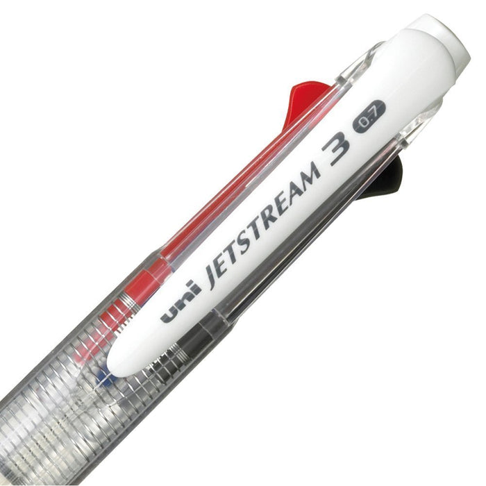 Mitsubishi Pencil Jet Stream 0.7 3 Color Transparent Ballpoint Pen Easy to Write-Kiichin - The #1 Place for Japanese Goods in Your Hand!