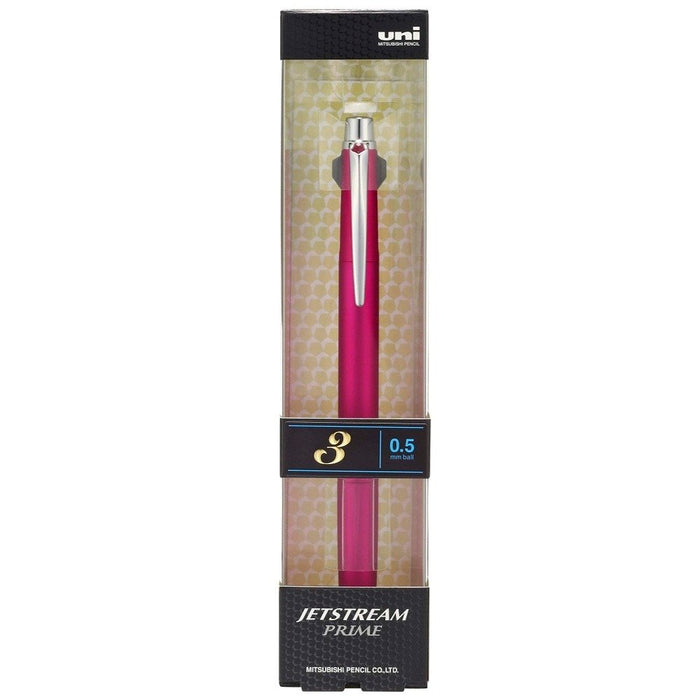 Mitsubishi Pencil Jet Stream Prime 3 Color 0.5 Easy Write Ballpoint Pen Pink-Kiichin - The #1 Place for Japanese Goods in Your Hand!