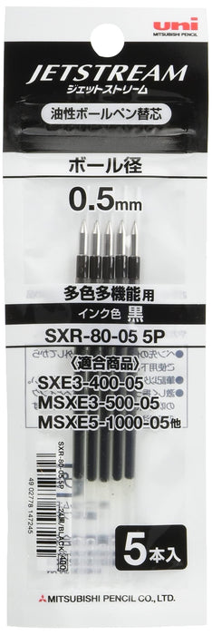 Mitsubishi Pencil Jetstream 0.5 Multicolor Ballpoint Pen Refill (5 Pcs)-Kiichin - The #1 Place for Japanese Goods in Your Hand!
