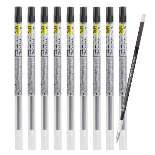 Mitsubishi Pencil Ballpoint Pen Refills Style Fit 0.38 Black Pack of 10-Kiichin - The #1 Place for Japanese Goods in Your Hand!