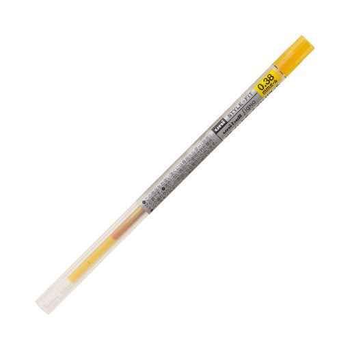 Mitsubishi Pencil Golden Yellow Ballpoint Pen Refill Style Fit 0.38 Umr10938.69-Kiichin - The #1 Place for Japanese Goods in Your Hand!