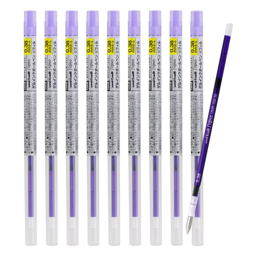Mitsubishi Pencil Ballpoint Pen Refill 10-Pack Style Fit 0.38 Violet Umr10938.12-Kiichin - The #1 Place for Japanese Goods in Your Hand!