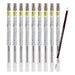 Mitsubishi Pencil Ballpoint Pen Refill Style Fit Signo 0.38 Brown Black - 10 pack-Kiichin - The #1 Place for Japanese Goods in Your Hand!