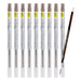 Mitsubishi Pencil Ballpoint Pen Refill Style Fit Signo 0.38 Brown Black - 10 pack-Kiichin - The #1 Place for Japanese Goods in Your Hand!