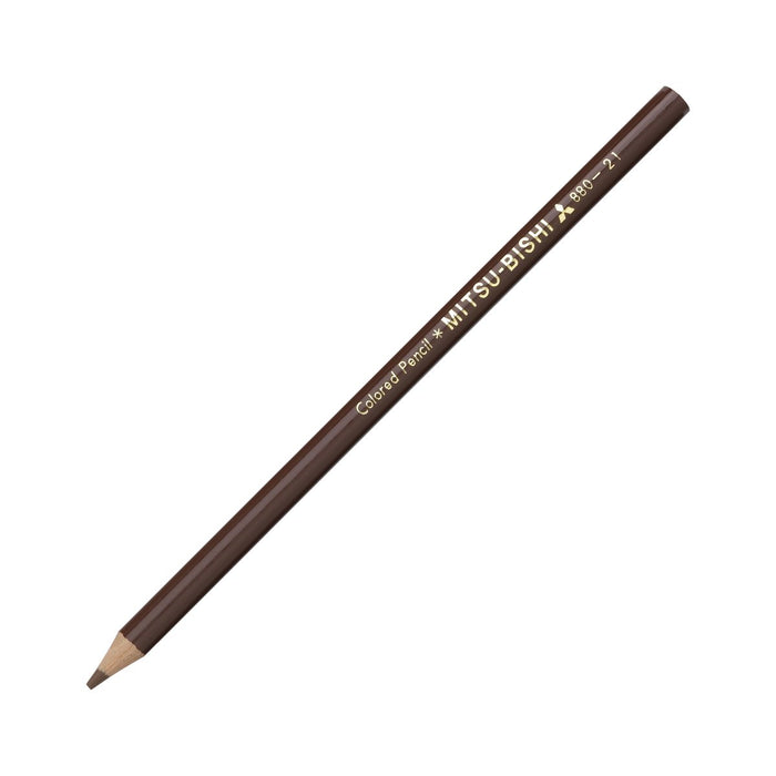 Mitsubishi Pencil K880.21 Colored Pencils for Elementary Students Pack of 12-Kiichin - The #1 Place for Japanese Goods in Your Hand!