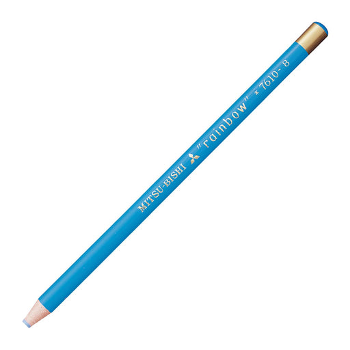 Mitsubishi Pencil No.7610 Light Blue Colored Pencils Aqueous Dermatograph 1 Dozen-Kiichin - The #1 Place for Japanese Goods in Your Hand!