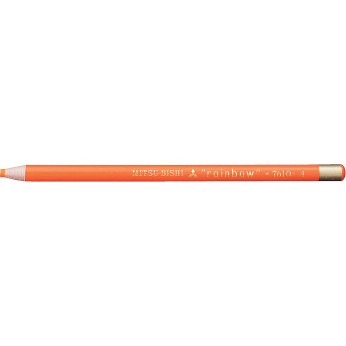 Mitsubishi Pencil No.7610 - Pack of 12 Orange Aqueous Colored Pencils-Kiichin - The #1 Place for Japanese Goods in Your Hand!