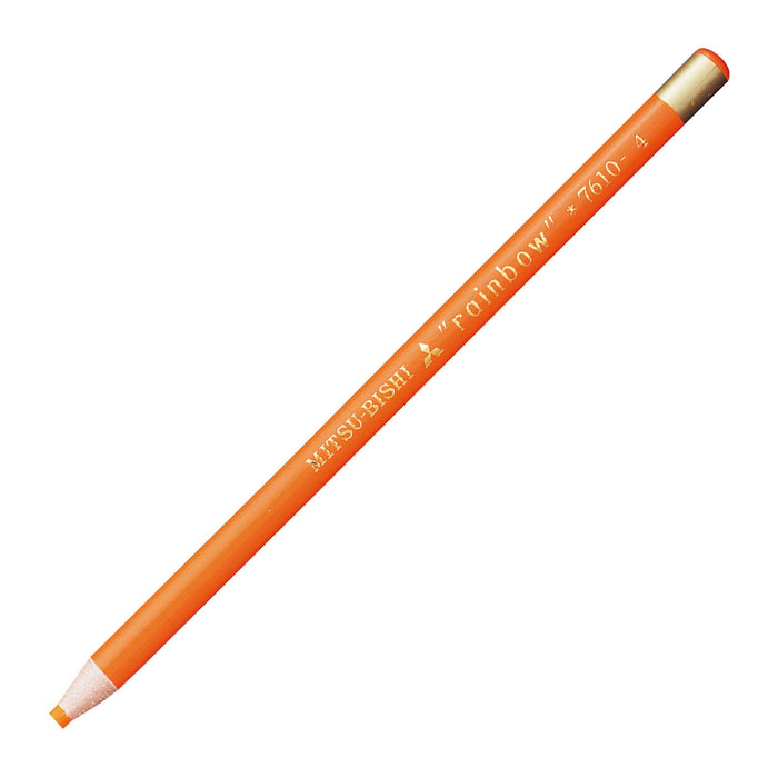 Mitsubishi Pencil No.7610 - Pack of 12 Orange Aqueous Colored Pencils-Kiichin - The #1 Place for Japanese Goods in Your Hand!