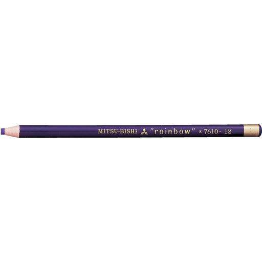 Mitsubishi Pencil No.7610 - Purple Aqueous Dermatograph Colored Pencils Pack of 12-Kiichin - The #1 Place for Japanese Goods in Your Hand!