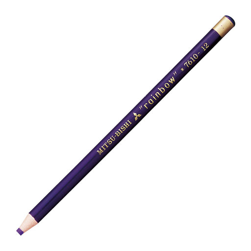 Mitsubishi Pencil No.7610 - Purple Aqueous Dermatograph Colored Pencils Pack of 12-Kiichin - The #1 Place for Japanese Goods in Your Hand!