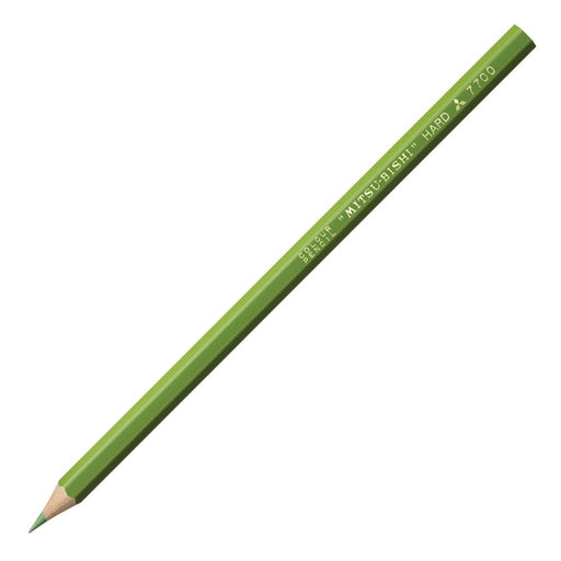 Mitsubishi Pencil No.7700 Hard Yellow Green Colored Pencil Pack of 12-Kiichin - The #1 Place for Japanese Goods in Your Hand!