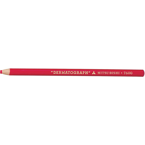 Mitsubishi Pencil Colored Oil Dermatograph No.7600 Red 1 Dozen Dimensions 54x180x19 mm-Kiichin - The #1 Place for Japanese Goods in Your Hand!