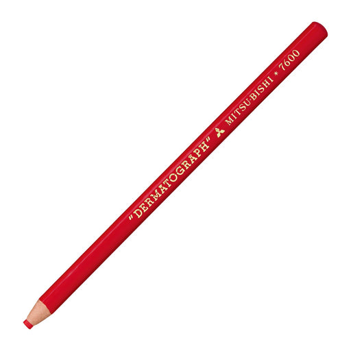 Mitsubishi Pencil Colored Oil Dermatograph No.7600 Red 1 Dozen Dimensions 54x180x19 mm-Kiichin - The #1 Place for Japanese Goods in Your Hand!