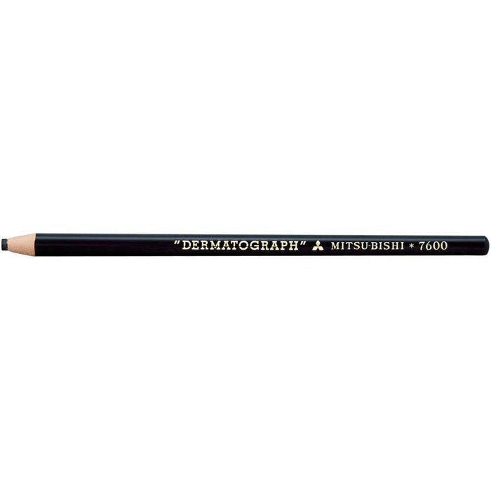 Mitsubishi Pencil No.7600 - Black Oil-Based Colored Pencils Pack of 12-Kiichin - The #1 Place for Japanese Goods in Your Hand!