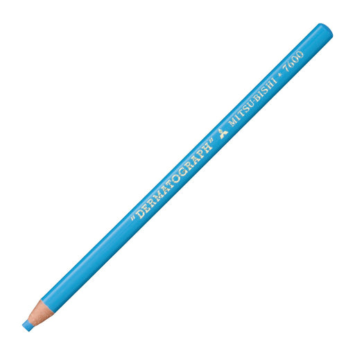 Mitsubishi Pencil K7600.8 Light Blue Dermatograph Oil-Based Colored Pencil 1 Dozen-Kiichin - The #1 Place for Japanese Goods in Your Hand!