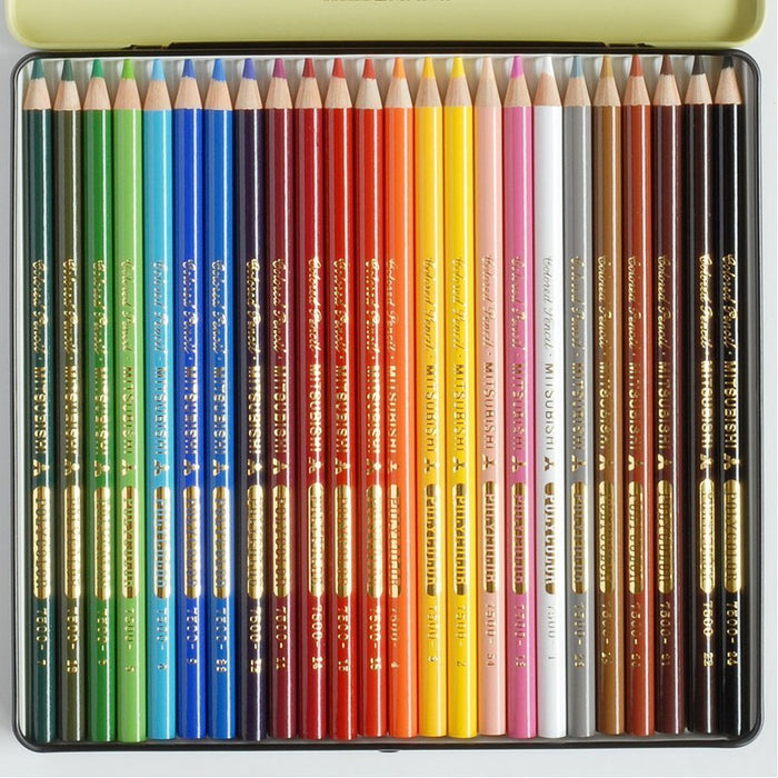 Mitsubishi Pencil Polycolor No.7500 24 Versatile Colors Pack K750024C-Kiichin - The #1 Place for Japanese Goods in Your Hand!