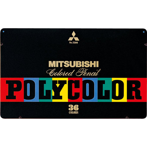 Mitsubishi Pencil Polycolor No.7500 - 36 Vibrant Colored Pencils Set K750036C-Kiichin - The #1 Place for Japanese Goods in Your Hand!