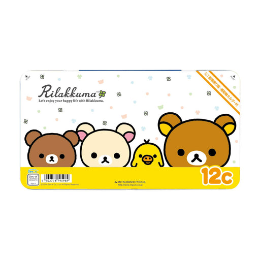 Mitsubishi Pencil 12-Color Rilakkuma 890 Colored Pencil Set K89012Crky-Kiichin - The #1 Place for Japanese Goods in Your Hand!