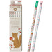 Mitsubishi Pencil Hahatoko HT01 Drawing 2B Pencil Squirrel & House Design 1 Dozen-Kiichin - The #1 Place for Japanese Goods in Your Hand!