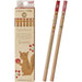 Mitsubishi Pencil Hahatoko HT02 2B Drawing Pencils with Squirrel and House Pack of 12-Kiichin - The #1 Place for Japanese Goods in Your Hand!