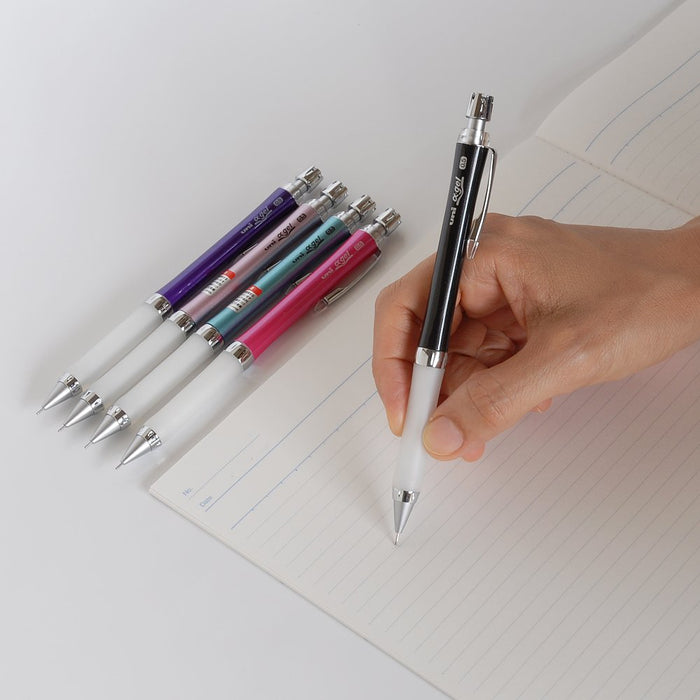 Mitsubishi Pencil Alpha Gel Mechanical Pencil 0.5 Slim Soft Glossy Pink M5807Gg1Pg-Kiichin - The #1 Place for Japanese Goods in Your Hand!