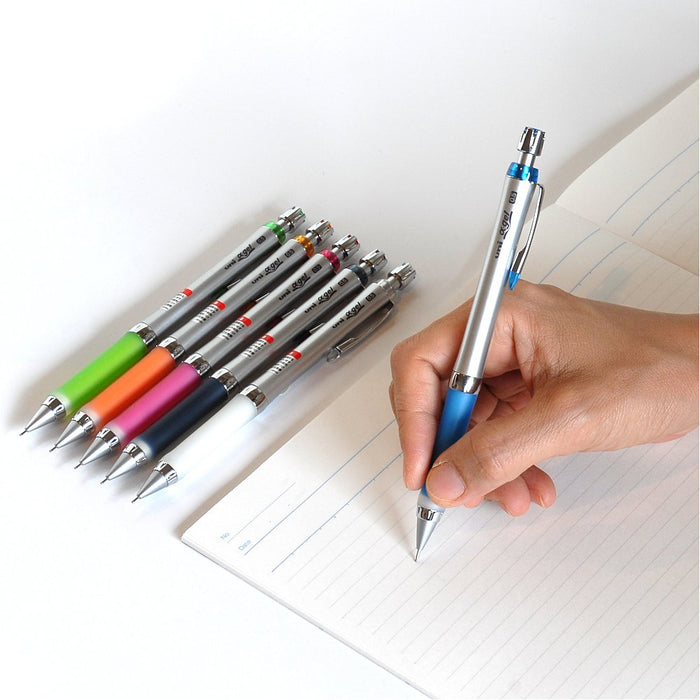 Mitsubishi Pencil Alpha Gel Mechanical Pencil 0.5 Slim Yellow Green M5807Gg1P.5-Kiichin - The #1 Place for Japanese Goods in Your Hand!