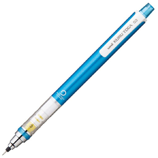 Mitsubishi Pencil Kurtoga 0.3 Blue Mechanical Pencil with Automatic Lead Rotation-Kiichin - The #1 Place for Japanese Goods in Your Hand!