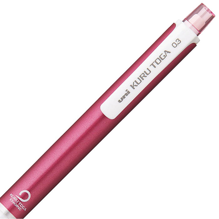 Mitsubishi Pencil Kurtoga Mechanical Pencil - 0.3 Automatic Lead Rotation Pink-Kiichin - The #1 Place for Japanese Goods in Your Hand!