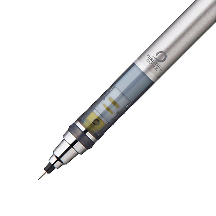 Mitsubishi Pencil Kurtoga Mechanical Pencil 0.3 Silver with Automatic Lead Rotation-Kiichin - The #1 Place for Japanese Goods in Your Hand!