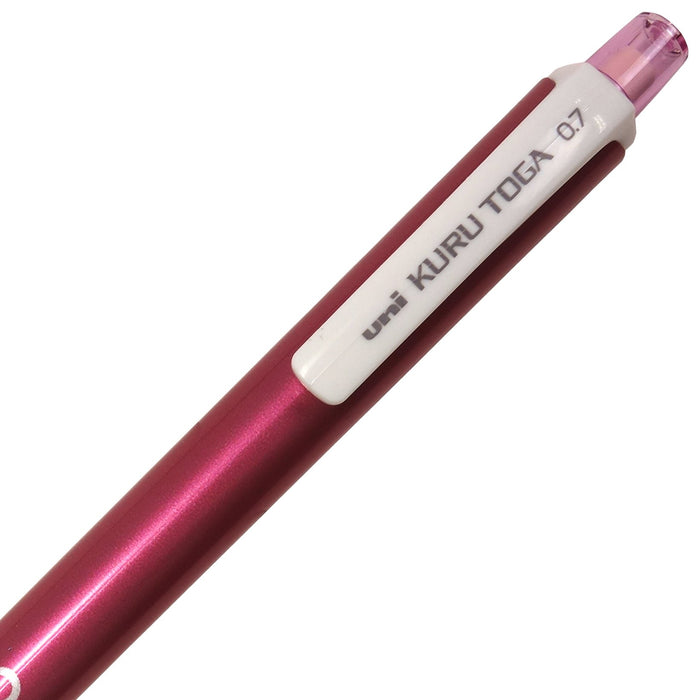 Mitsubishi Pencil Kurtoga 0.7mm Mechanical Pencil with Auto Lead Rotation Pink-Kiichin - The #1 Place for Japanese Goods in Your Hand!