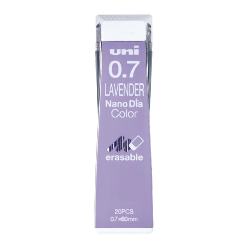 Mitsubishi Pencil 0.7 Nano Diamond Color Mechanical Pencil Lead Lavender 10 Pcs-Kiichin - The #1 Place for Japanese Goods in Your Hand!