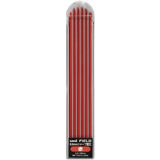 Mitsubishi Pencil Field 2.0 Mechanical Red Pencil Lead 10 Pieces-Kiichin - The #1 Place for Japanese Goods in Your Hand!