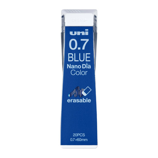 Mitsubishi Pencil Nano Diamond 0.7 Blue Mechanical Pencil Lead 10 Pieces-Kiichin - The #1 Place for Japanese Goods in Your Hand!