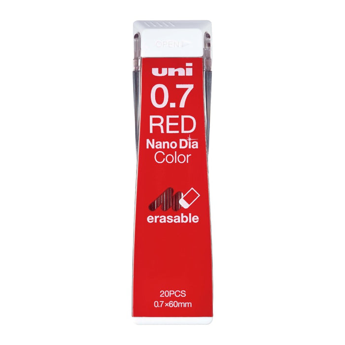 Mitsubishi Pencil 0.7 Nano Diamond Mechanical Pencil Lead Red 10 Pieces-Kiichin - The #1 Place for Japanese Goods in Your Hand!