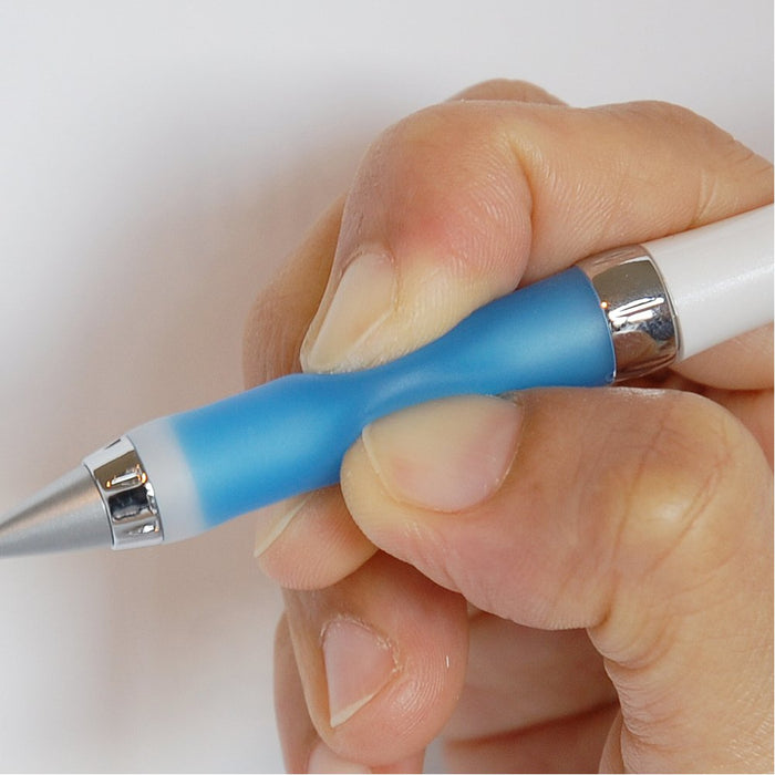 Mitsubishi Pencil Mechanical Pencil Uni Alpha Gel Slim M3807Gg1Pw.33 White Blue-Kiichin - The #1 Place for Japanese Goods in Your Hand!