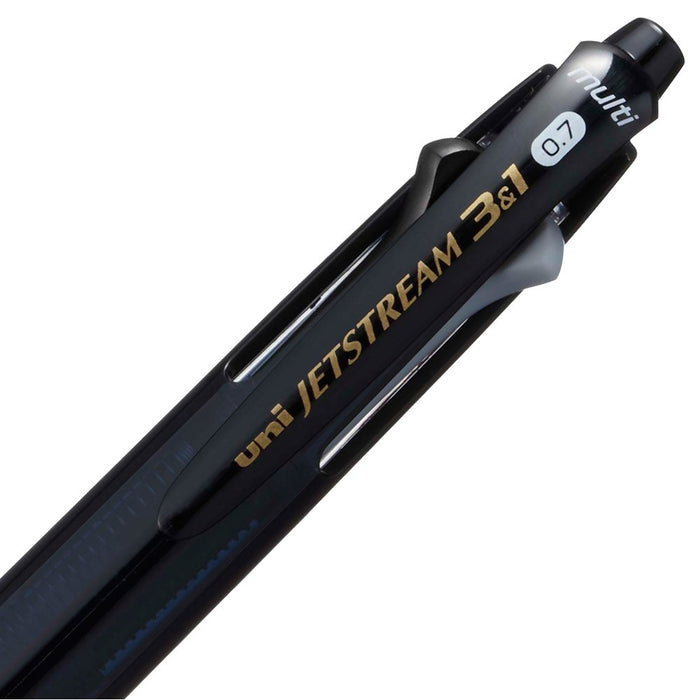 Mitsubishi Pencil Jet Stream Multi-Function Pen 3-in-1 0.7mm Transparent Black-Kiichin - The #1 Place for Japanese Goods in Your Hand!