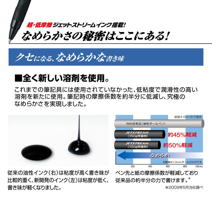 Mitsubishi Pencil Jet Stream Easy Write 4-in-1 Multi-Function Pen 0.38mm Black-Kiichin - The #1 Place for Japanese Goods in Your Hand!