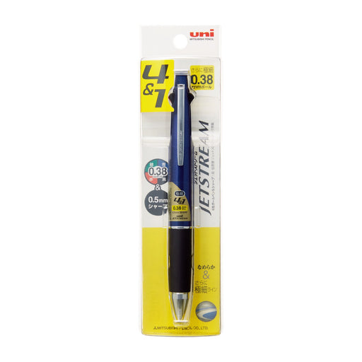 Mitsubishi Pencil Jet Stream Multi-Function Pen 0.38 Easy Writing in Navy-Kiichin - The #1 Place for Japanese Goods in Your Hand!