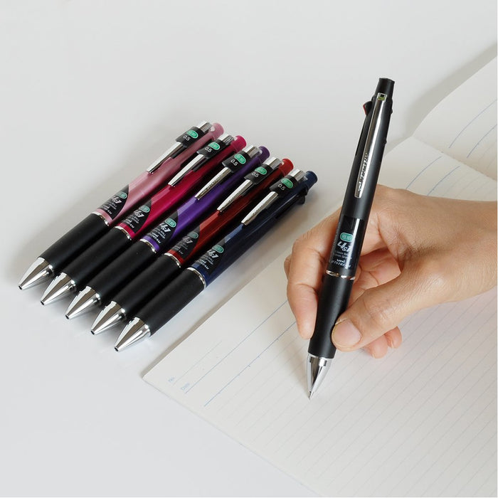 Mitsubishi Pencil Jet Stream 4-in-1 Multi-Function Pen 0.5mm Pink Easy-to-Write-Kiichin - The #1 Place for Japanese Goods in Your Hand!