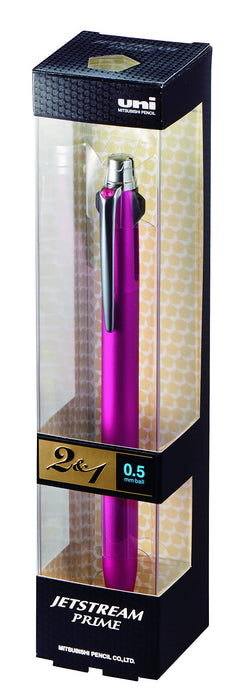 Mitsubishi Pencil Jet Stream Prime 2&1 Multi-Function Pen 0.5 Pink-Kiichin - The #1 Place for Japanese Goods in Your Hand!