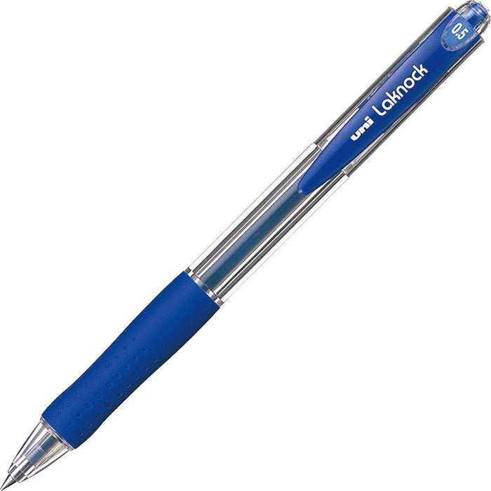Mitsubishi Pencil Blue Oil-Based Ballpoint Pen Berry Raku Knock 0.5 10 Pieces Set-Kiichin - The #1 Place for Japanese Goods in Your Hand!