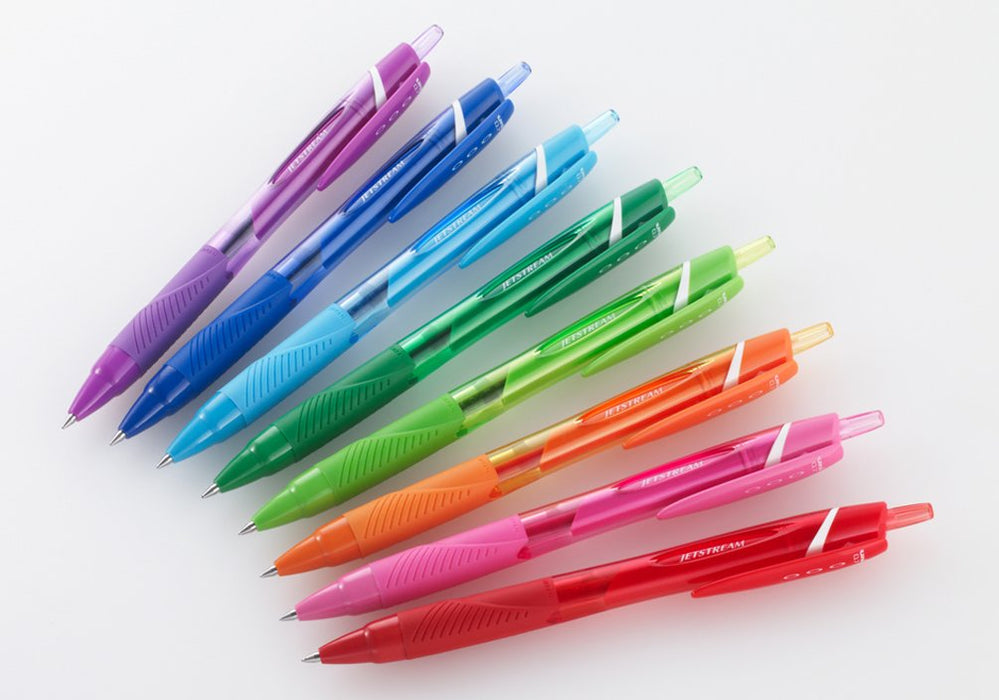 Mitsubishi Pencil Jet Stream 0.5 Purple Oil-Based Ballpoint Pen Easy to Write 10 Pack-Kiichin - The #1 Place for Japanese Goods in Your Hand!