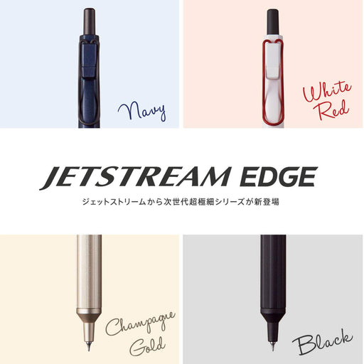 Mitsubishi Pencil Jet Stream Edge 0.28 Oil-Based Navy Ballpoint Pen - Extra Fine Easy to Write-Kiichin - The #1 Place for Japanese Goods in Your Hand!