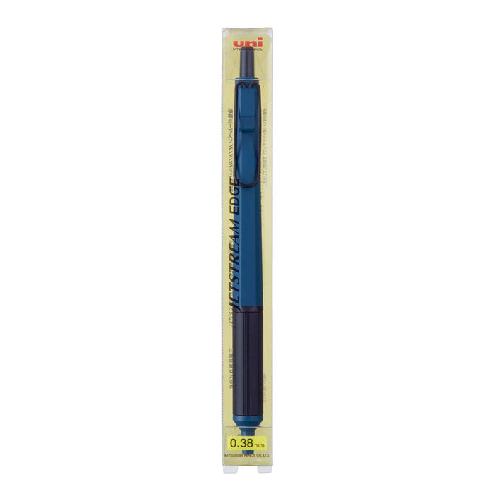 Mitsubishi Pencil Jet Stream Edge Oil-Based Ballpoint Pen 0.38 Prussian Blue Easy Write-Kiichin - The #1 Place for Japanese Goods in Your Hand!