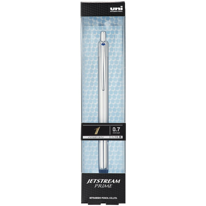 Mitsubishi Pencil Jet Stream Prime 0.7 Silver Oil-Based Retractable Ballpoint Pen-Kiichin - The #1 Place for Japanese Goods in Your Hand!