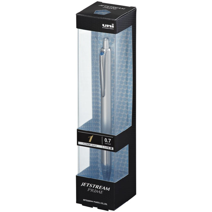 Mitsubishi Pencil Jet Stream Prime 0.7 Silver Oil-Based Retractable Ballpoint Pen-Kiichin - The #1 Place for Japanese Goods in Your Hand!