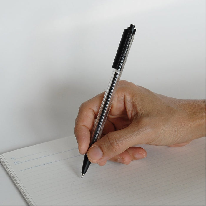Mitsubishi Pencil New Liner 0.7 Black Oil-Based Ballpoint Pen pack of 10-Kiichin - The #1 Place for Japanese Goods in Your Hand!